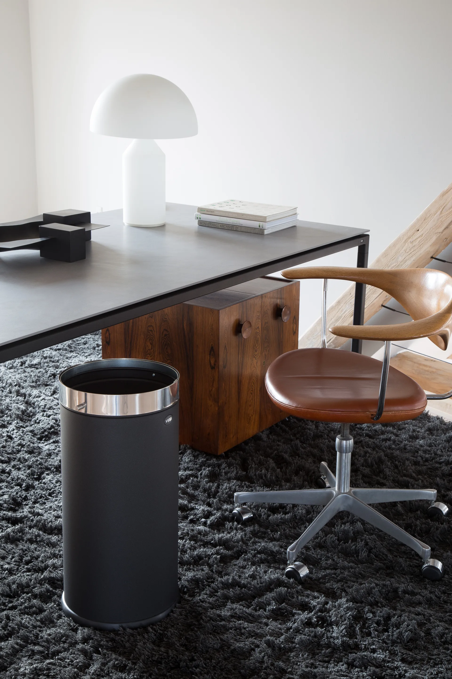 Vipp52 papperskorg Ø30x60 cm, Black Vipp