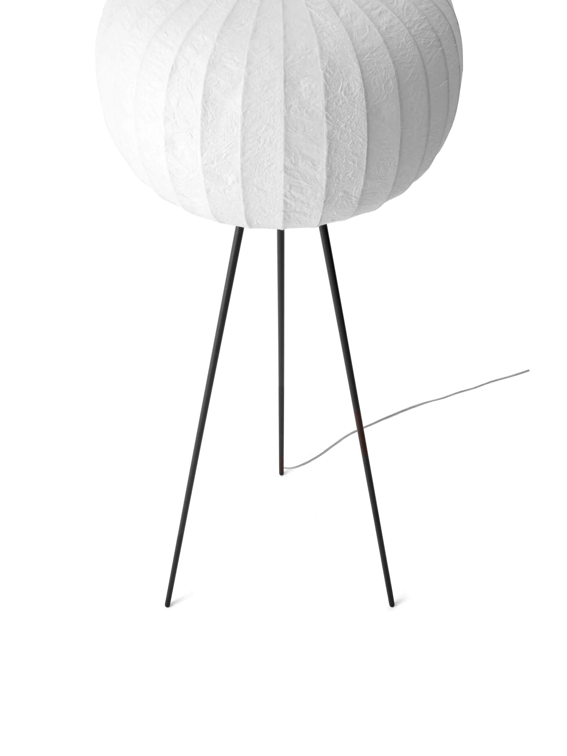 Vipp581 Paper golvlampa 112 cm, Dark oak-white Vipp