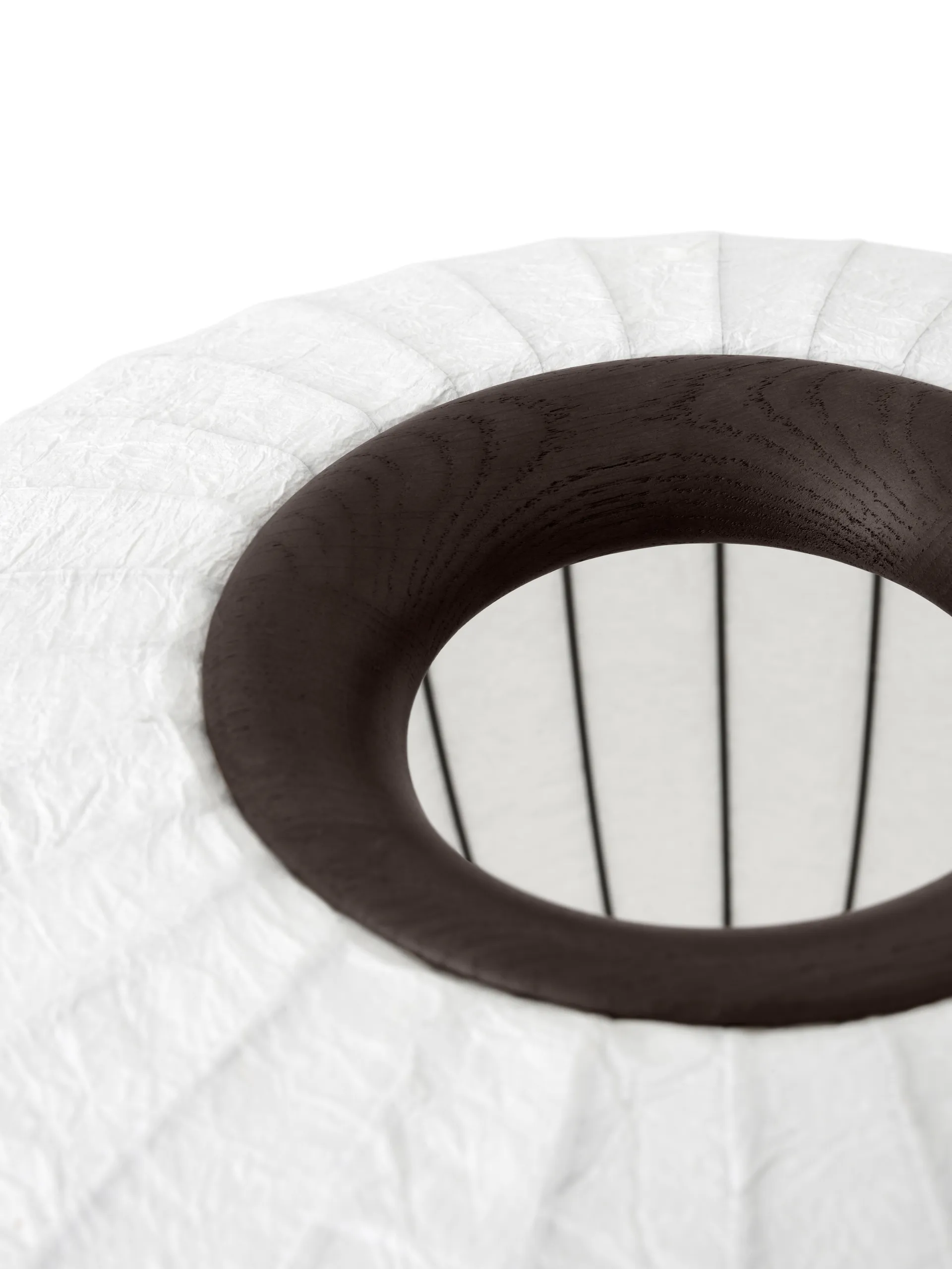 Vipp581 Paper golvlampa 112 cm, Dark oak-white Vipp