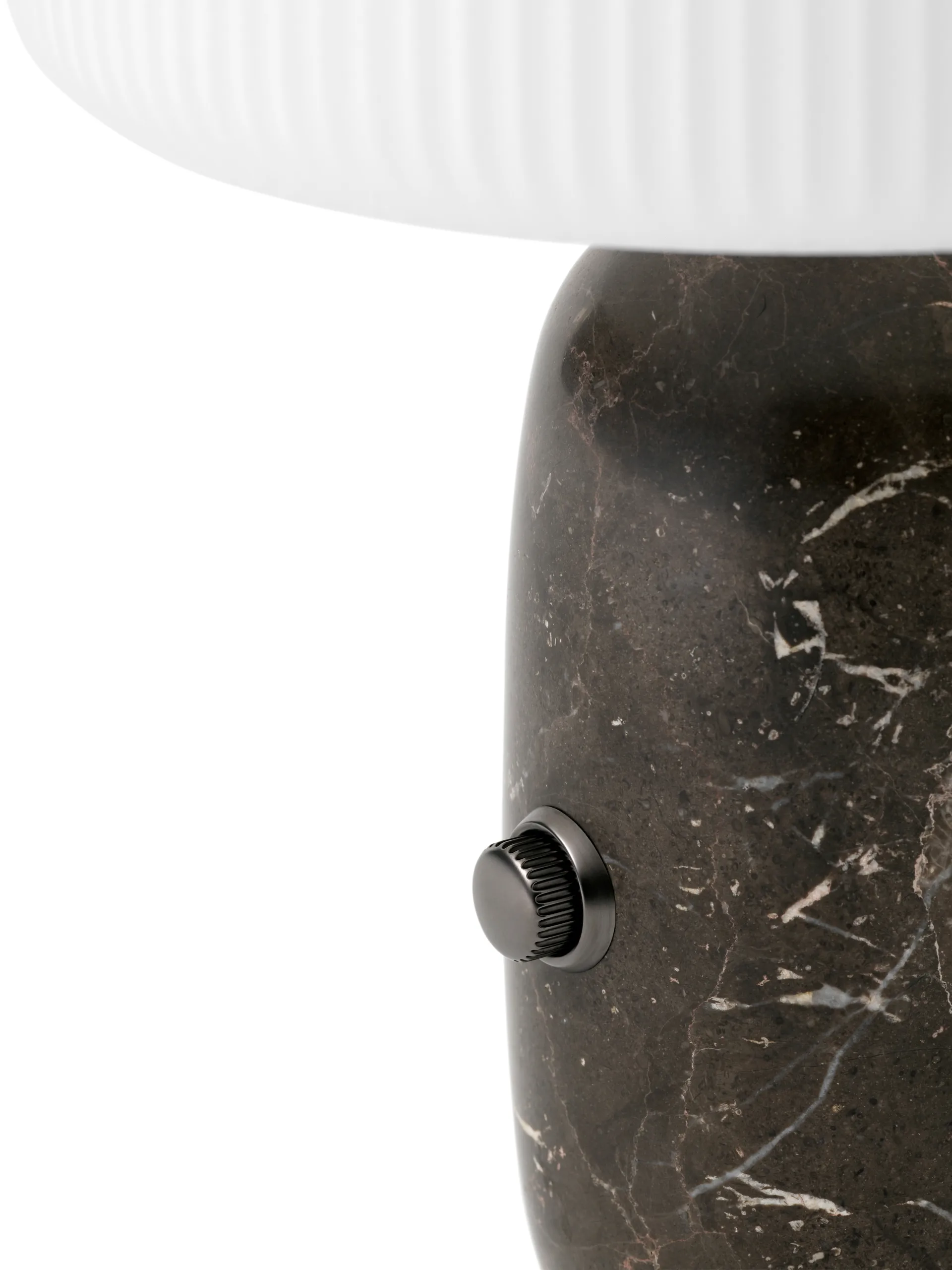 Vipp591 Sculpture bordslampa liten 39 cm, Grey marble Vipp