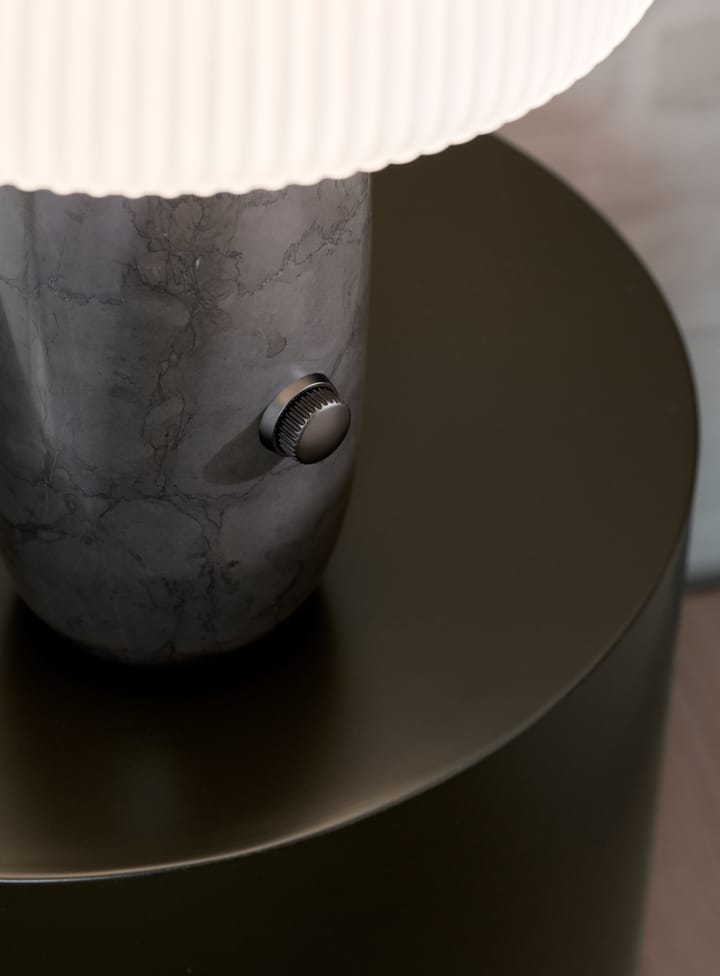 Vipp591 Sculpture bordslampa liten 39 cm, Grey marble Vipp