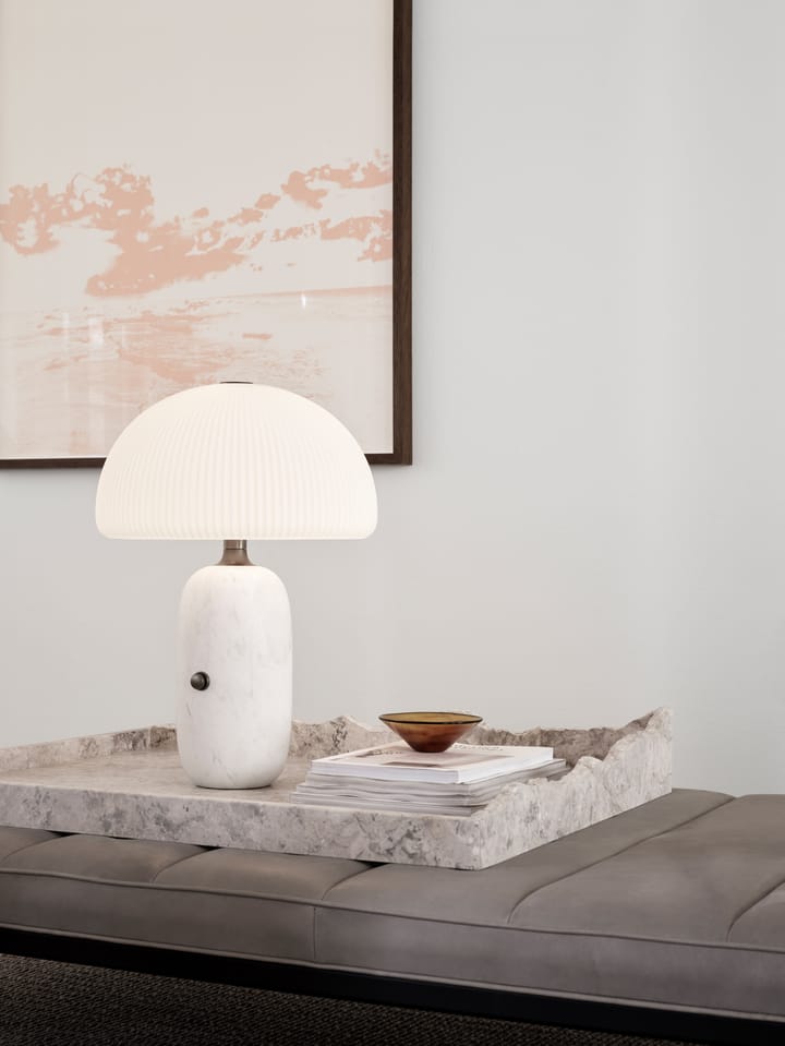 Vipp592 Sculpture bordslampa 52 cm, White marble Vipp