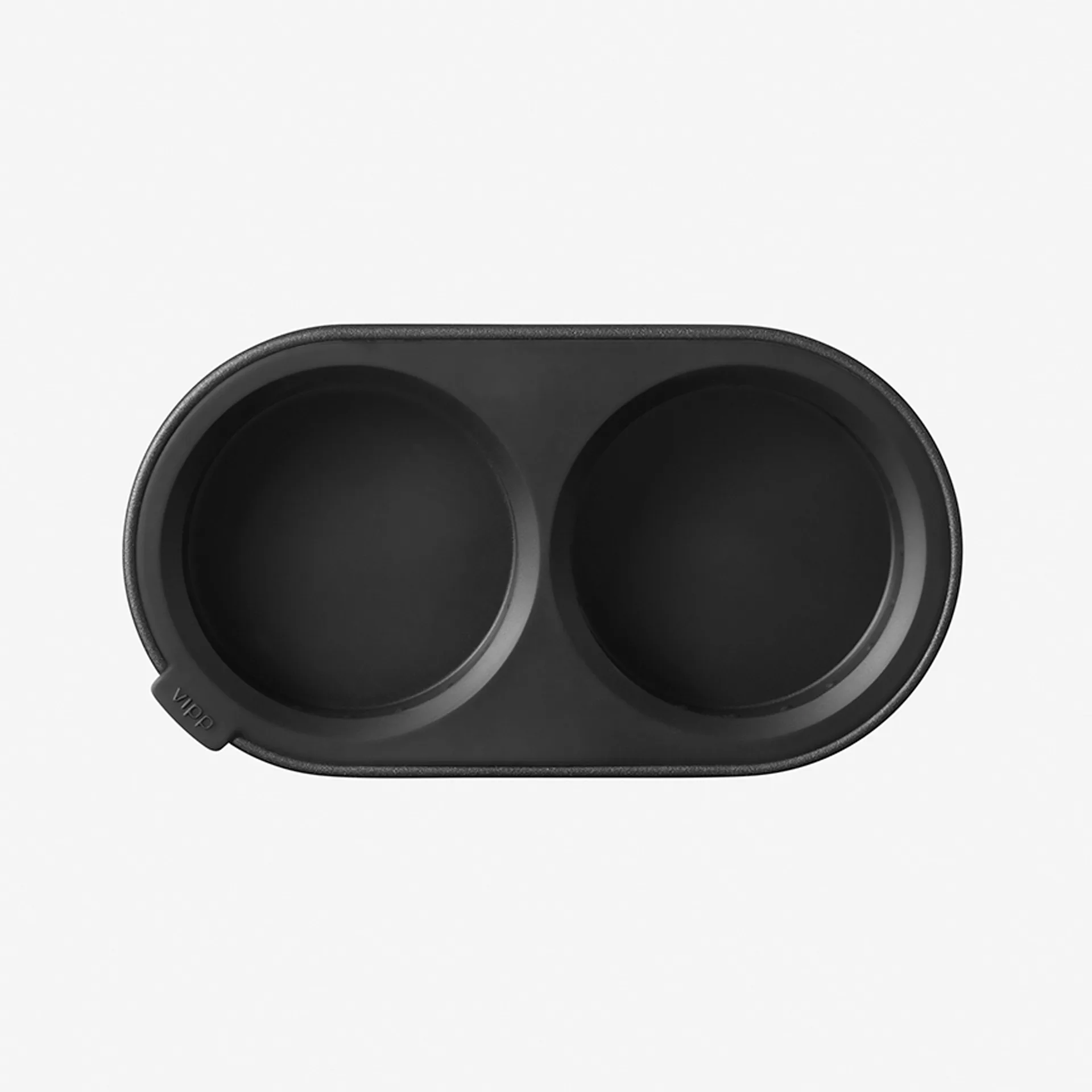 Vipp623 salt- & pepparkvarn set med ställ, Grey-black Vipp