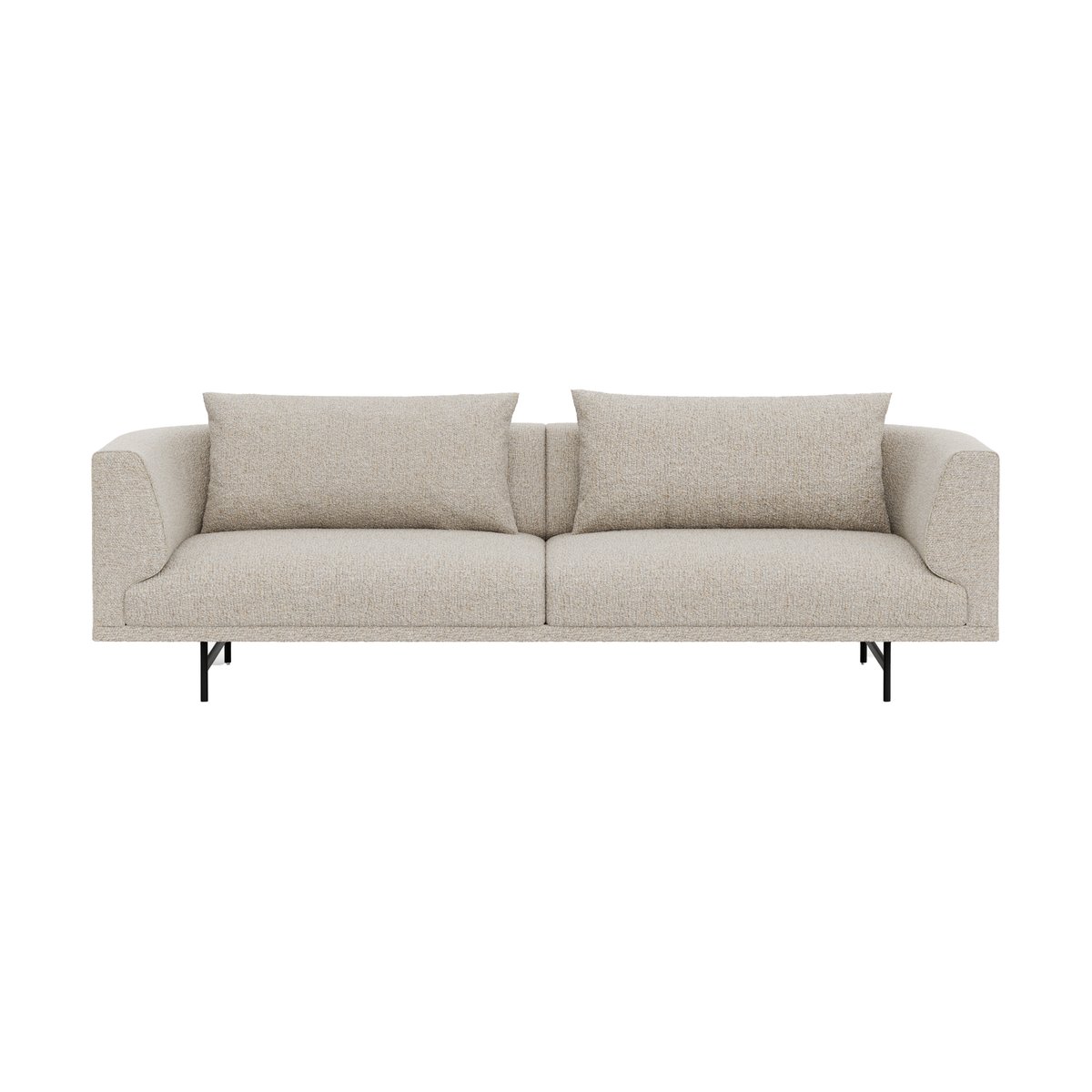 Vipp632 Chimney 3-sits soffa Bark off white-black | Skandinavisk Design | Soffor | Vit