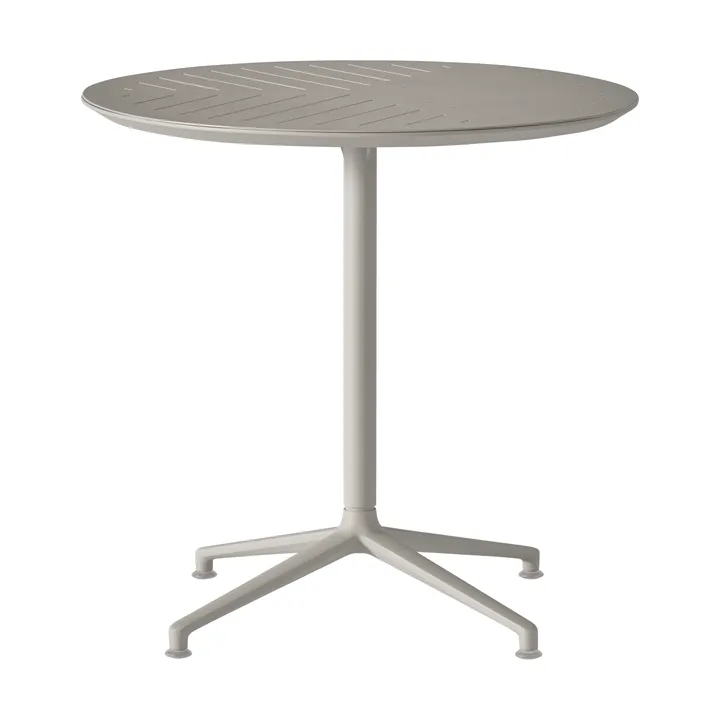 Vipp717 Open-Air cafébord - Warm grey-aluminium, Ø74 cm - Vipp