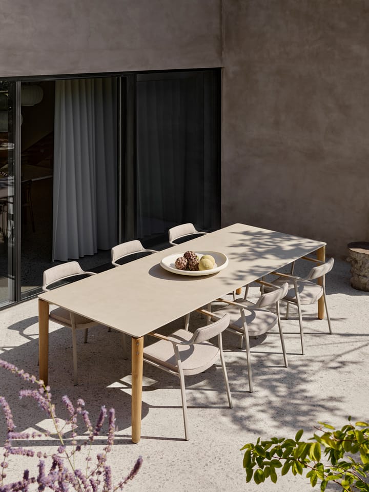 Vipp719 Open-Air table matbord 250 cm, Ceramic-teak Vipp