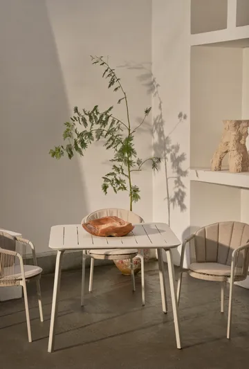 Vipp732 Lagrasse matbord - Warm grey, 95x95x74 cm - Vipp