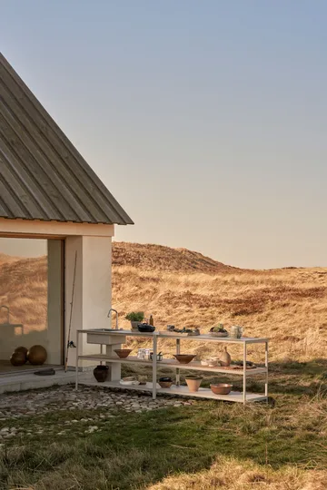 Vipp741 Open-Air köksmodul large - Warm grey, 154x59x93 cm - Vipp