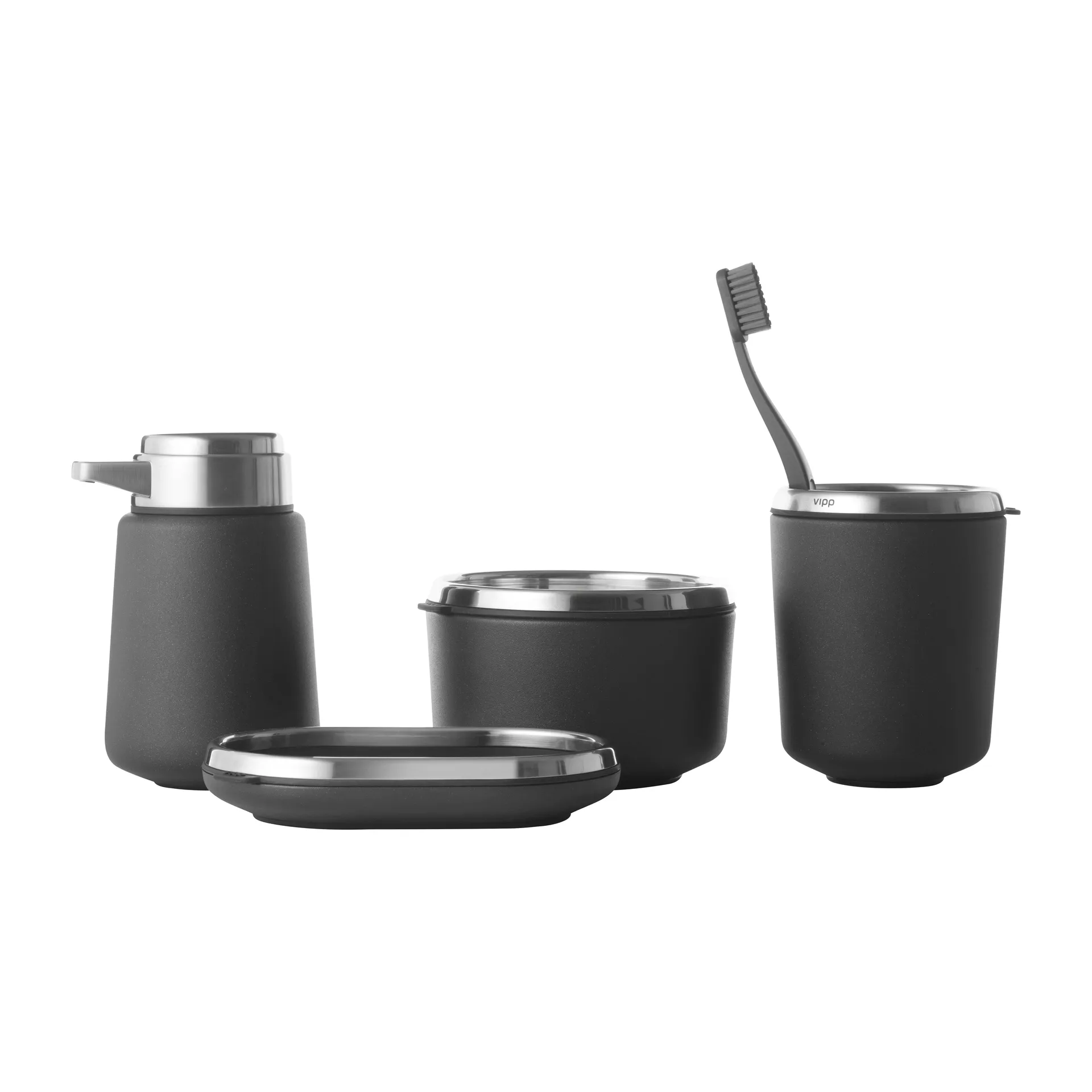 Vipp9 tvålpump 400 ml, Black Vipp