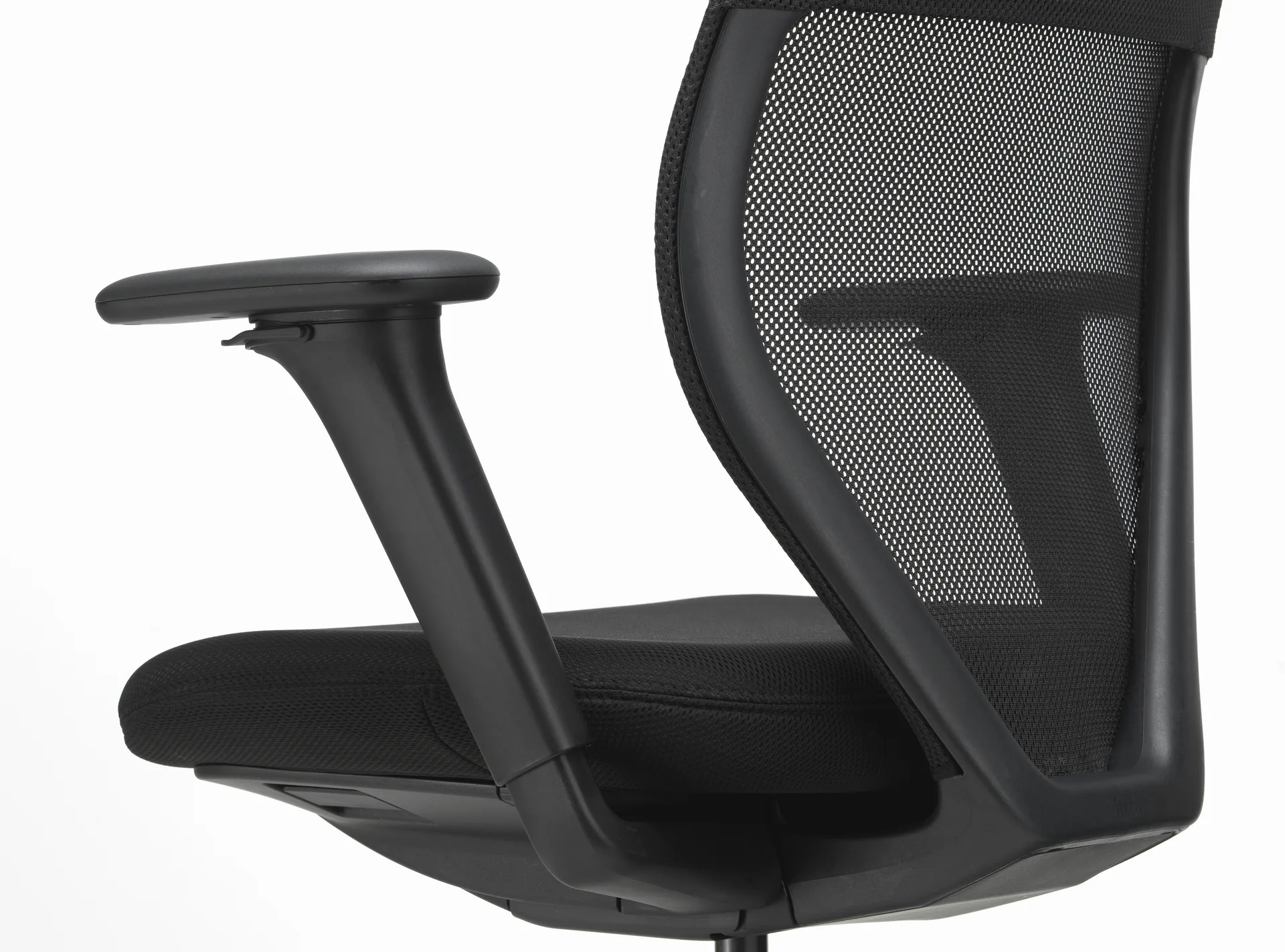 ACX Light kontorsstol justerbara armstöd mjuka hjul broms, Nero-deep black Vitra