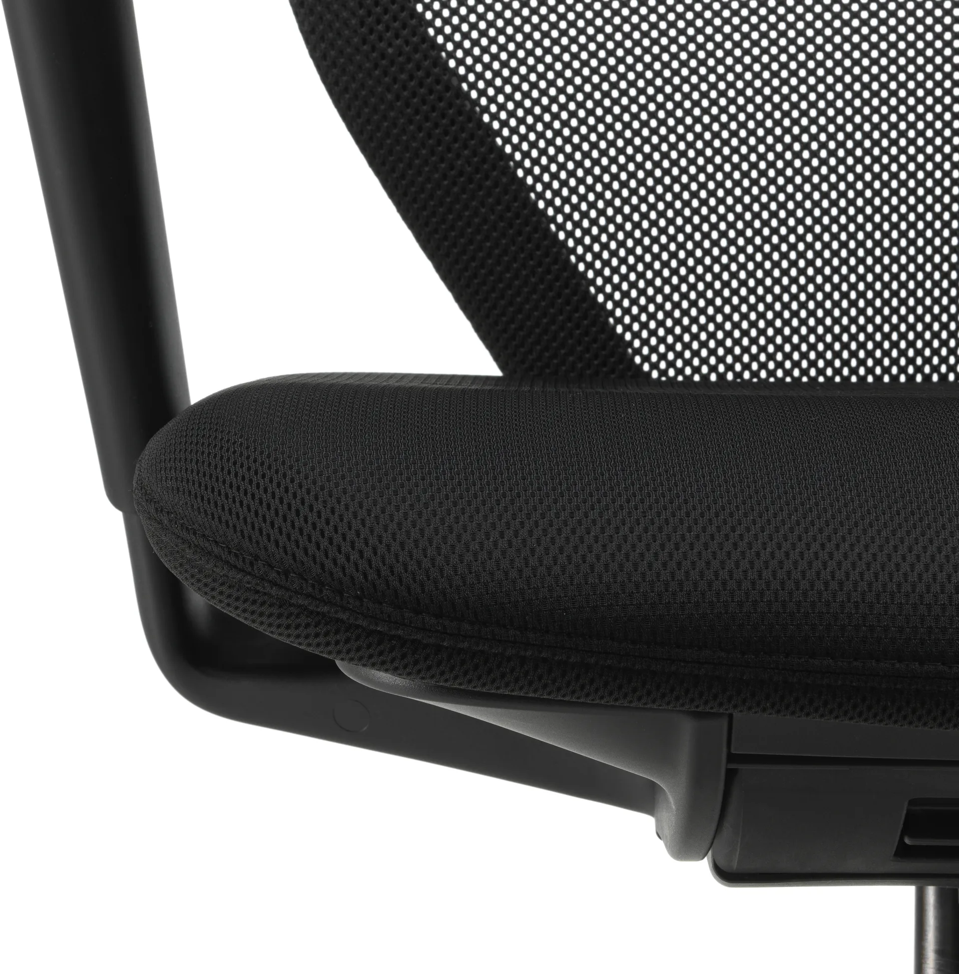 ACX Light kontorsstol justerbara armstöd mjuka hjul broms, Nero-deep black Vitra