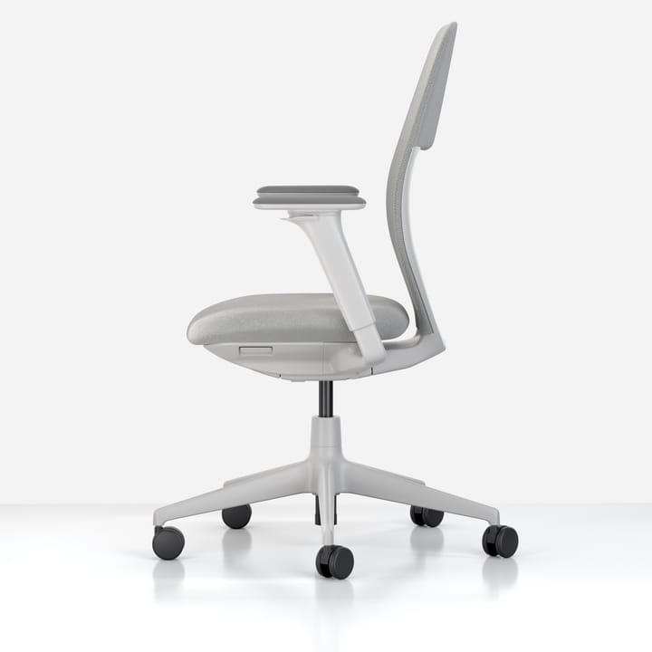 ACX Mesh kontorsstol 3D-armstöd mjuka hjul broms, Stone grey-soft grey Vitra