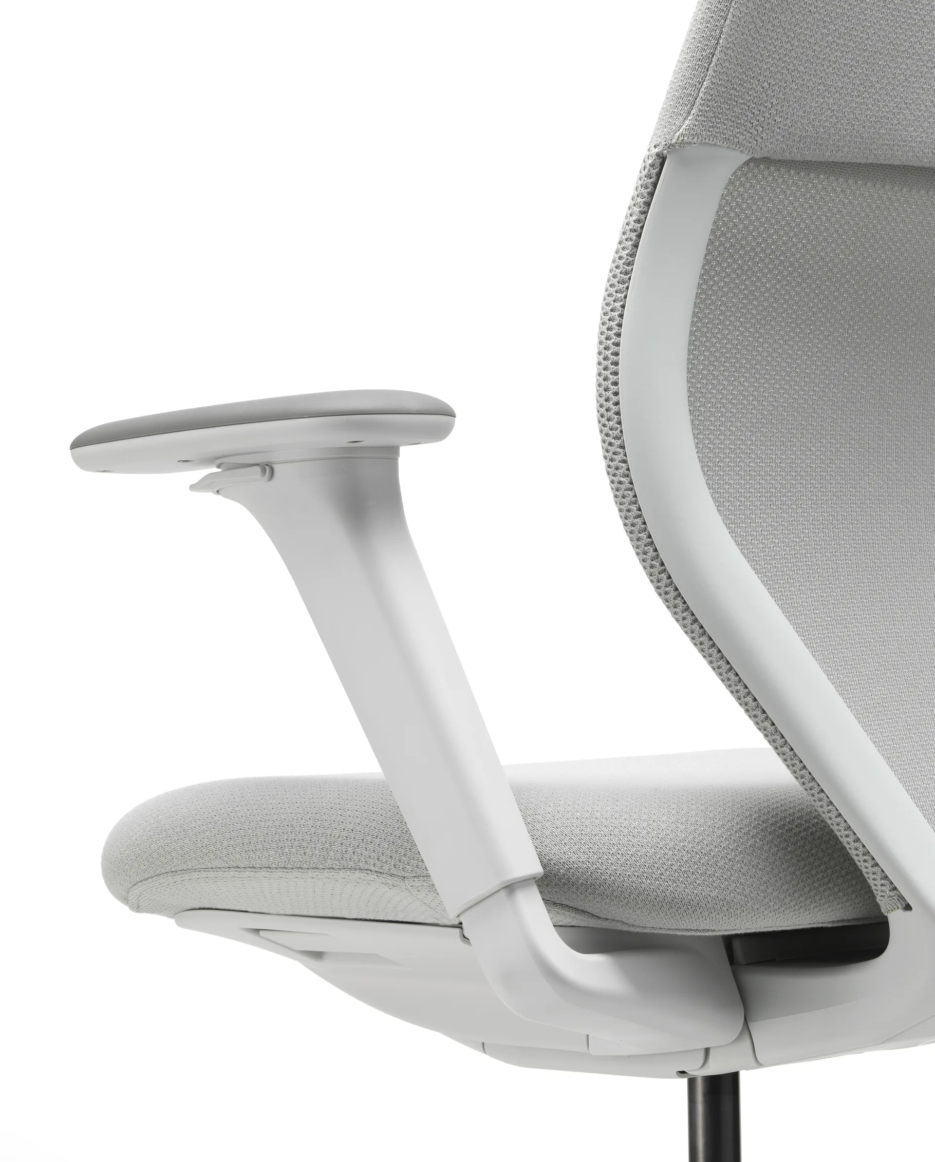 ACX Mesh kontorsstol 3D-armstöd mjuka hjul broms, Stone grey-soft grey Vitra