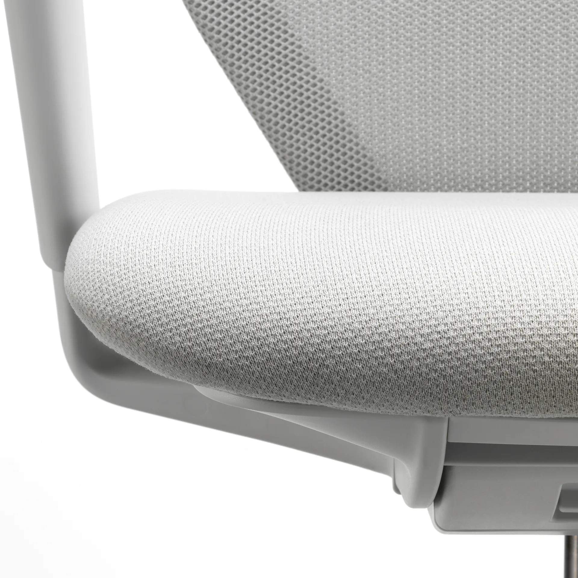 ACX Mesh kontorsstol 3D-armstöd mjuka hjul broms, Stone grey-soft grey Vitra