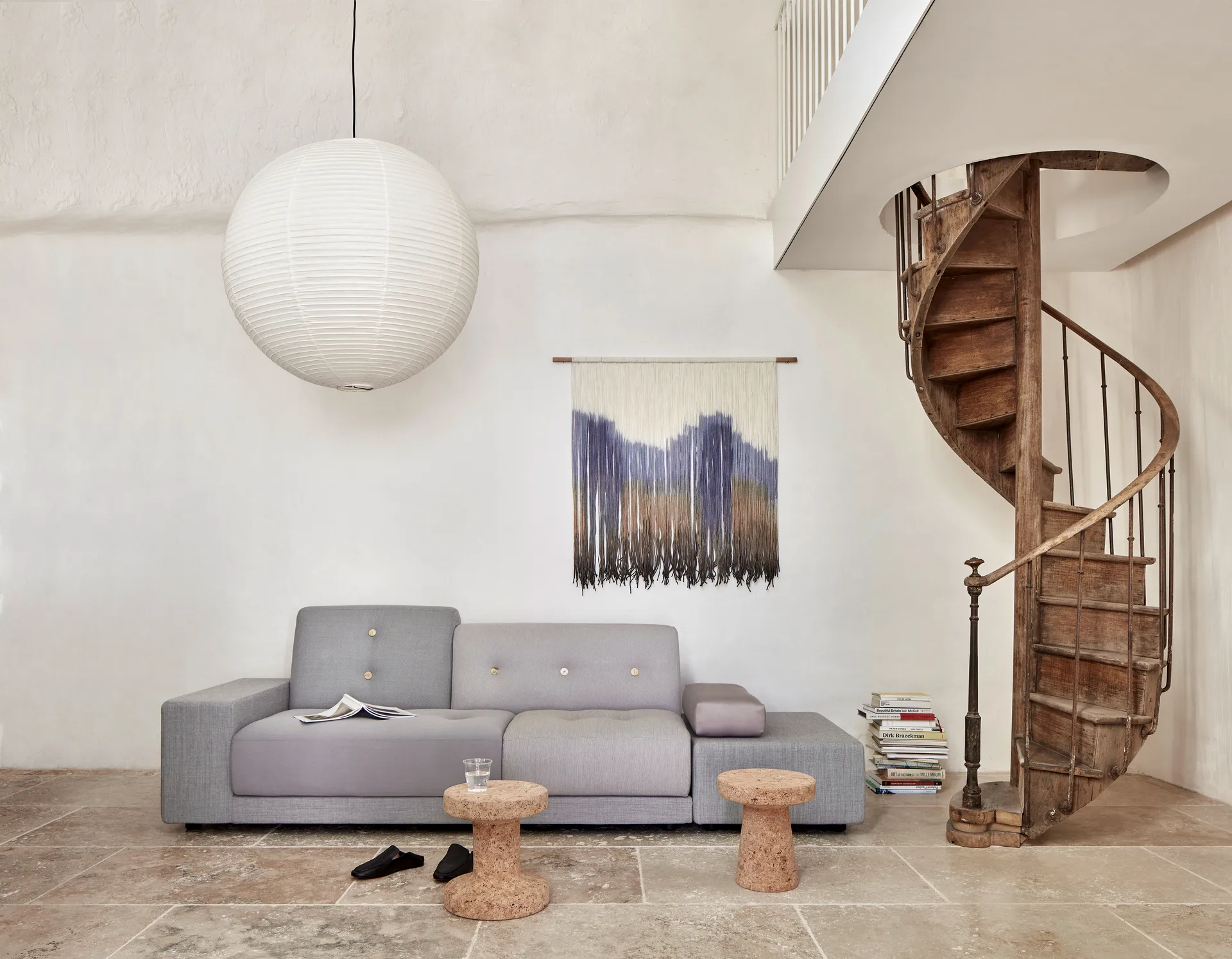 Akari 120A pendel Ø120 cm, Vit Vitra