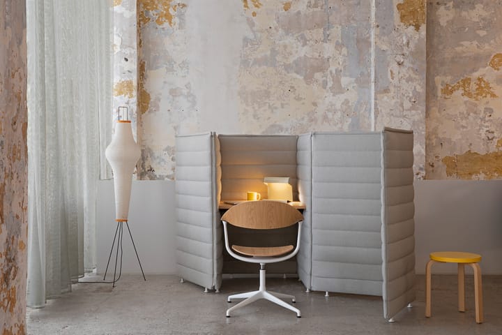 Akari 14A golvlampa 158 cm, Vit Vitra