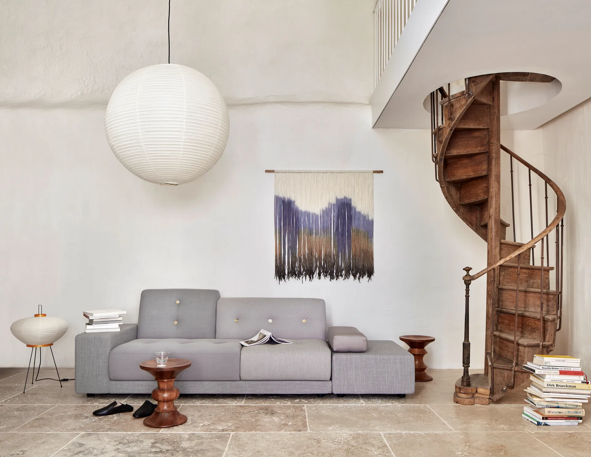 Akari 9A bordslampa 69 cm, Vit Vitra