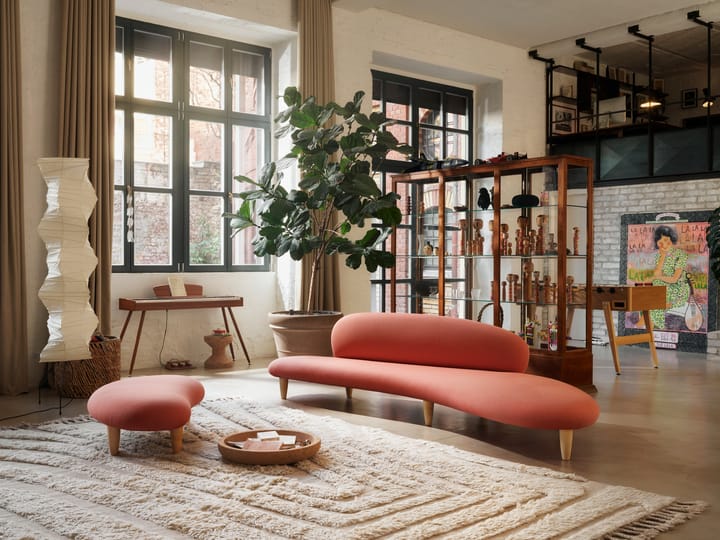 Akari UF4-33N golvlampa 190 cm, Vit Vitra