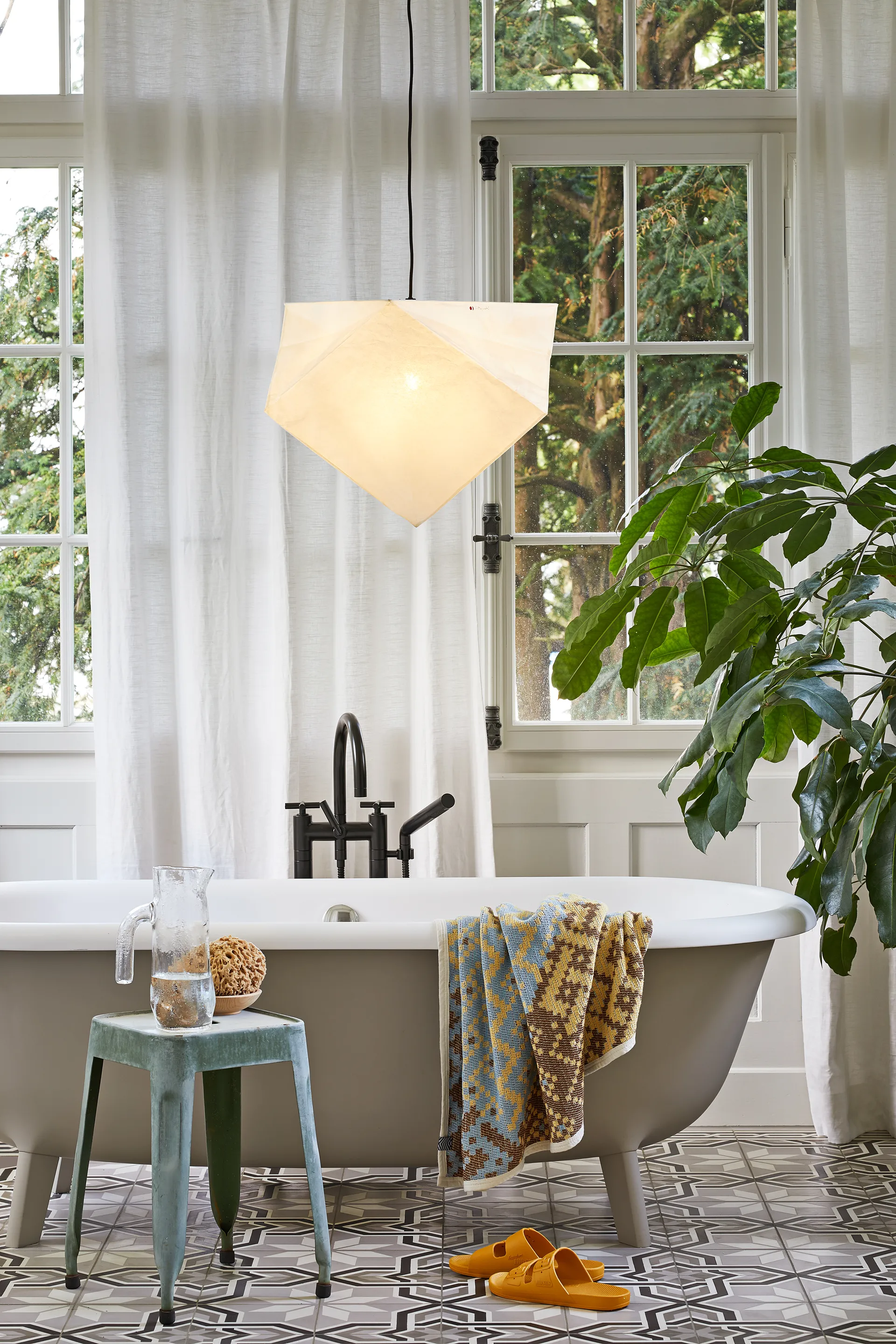 Akari YP1 pendel Ø 38 cm, Vit Vitra