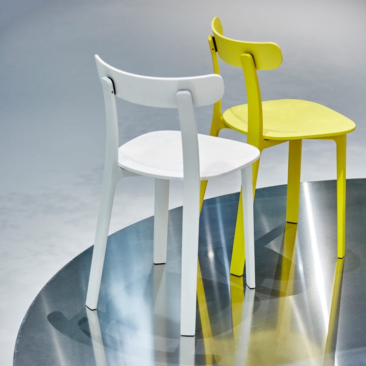 All Plastic Chair stol, White-Two tone Vitra