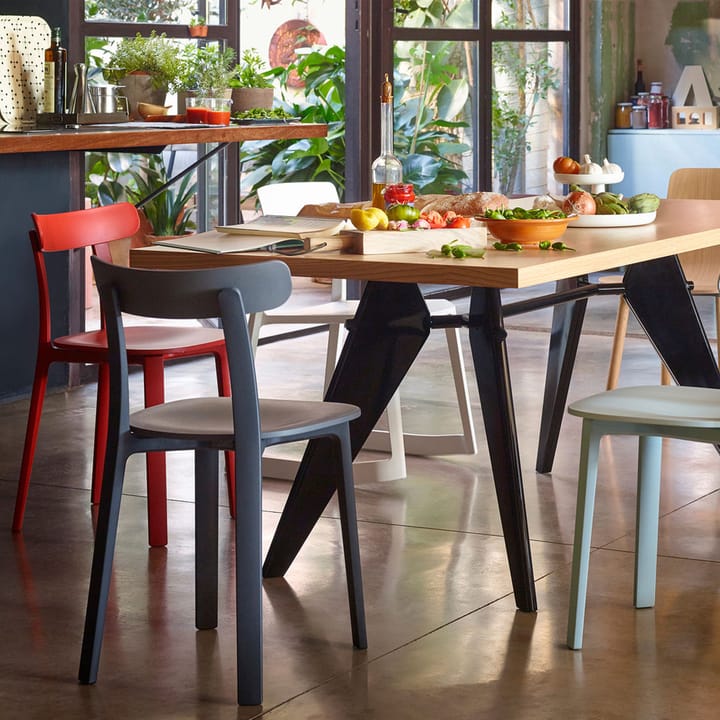 All Plastic Chair stol, White-Two tone Vitra