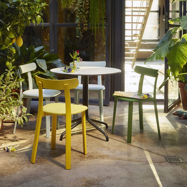 All Plastic Chair stol, White-Two tone Vitra