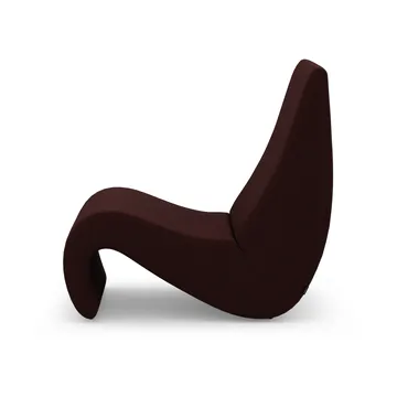 Amoebe fåtölj - Cento dark red melange - Vitra