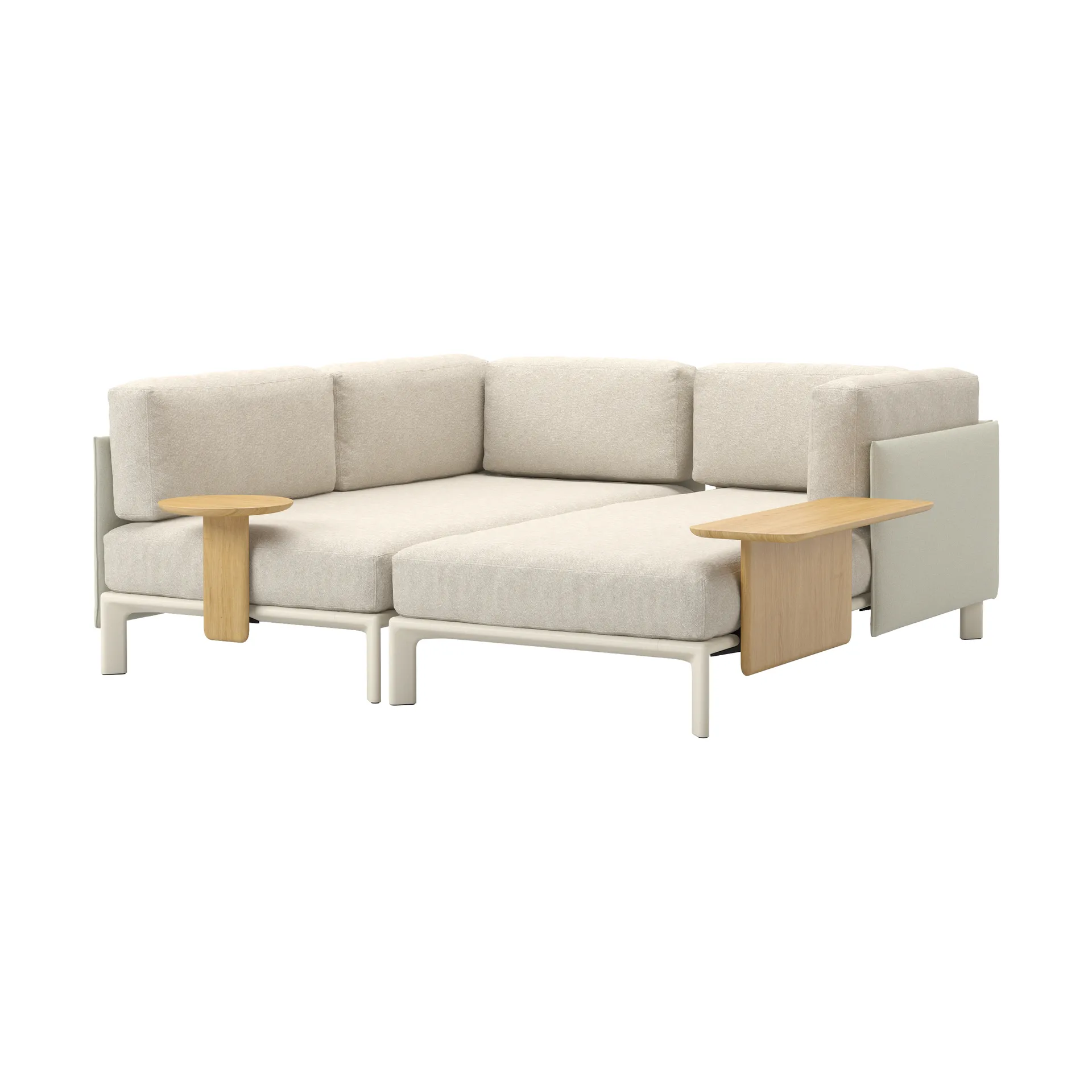 Anagram soft modulsoffa - Nubia 01 Ivory Pearl-chalk,  Vitra