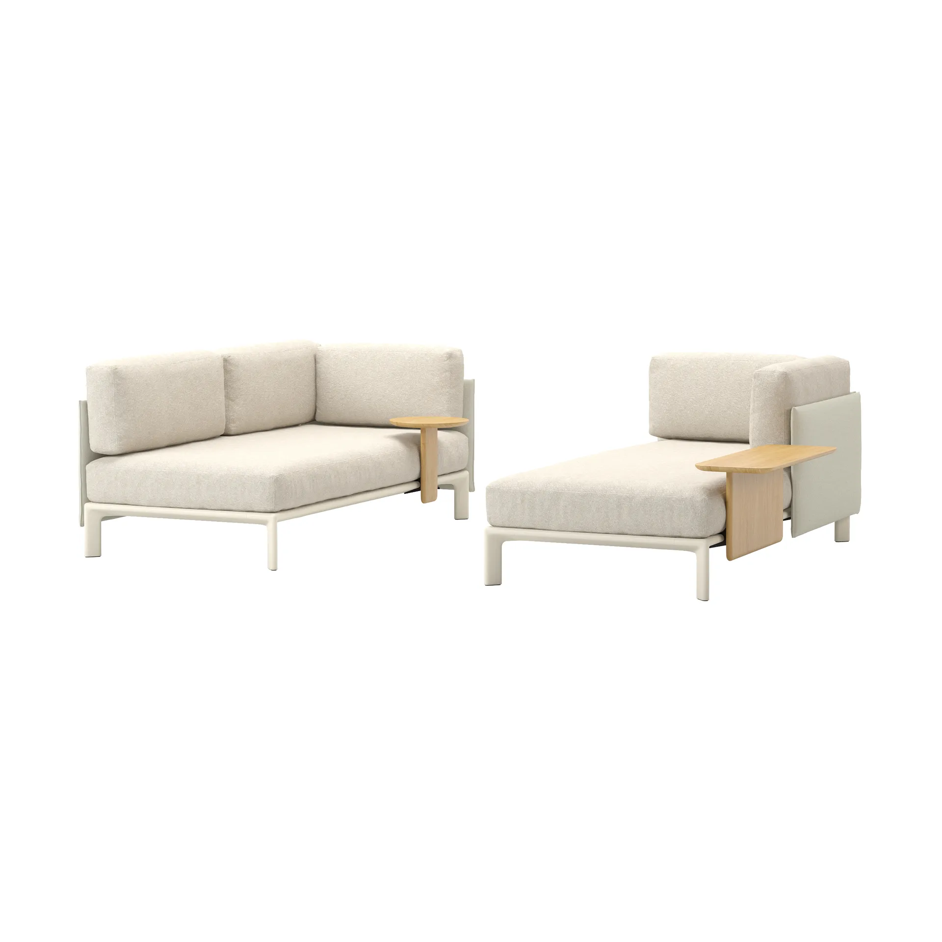 Anagram soft modulsoffa - Nubia 01 Ivory Pearl-chalk,  Vitra