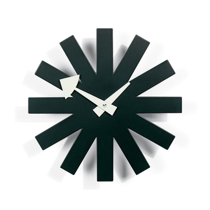 Asterisk Clock väggklocka - Svart - Vitra