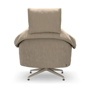 Bascule Highback fåtölj - Iroko cream-aluminium/chalk 4-star base, hög rygg - Vitra