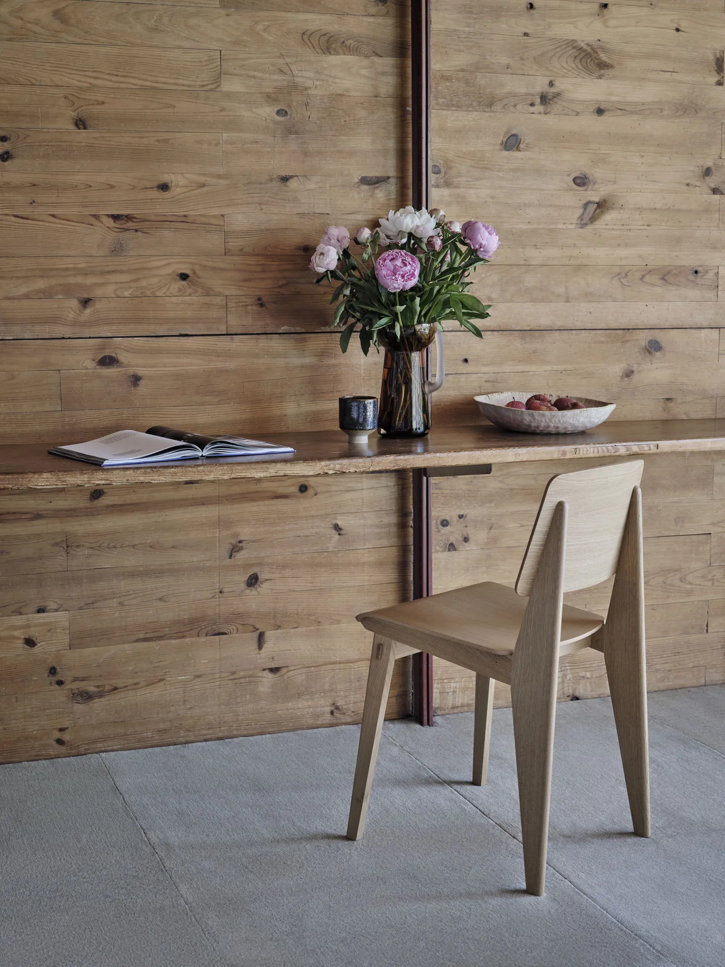 Chaise Tout Bois stol, Natural oak Vitra