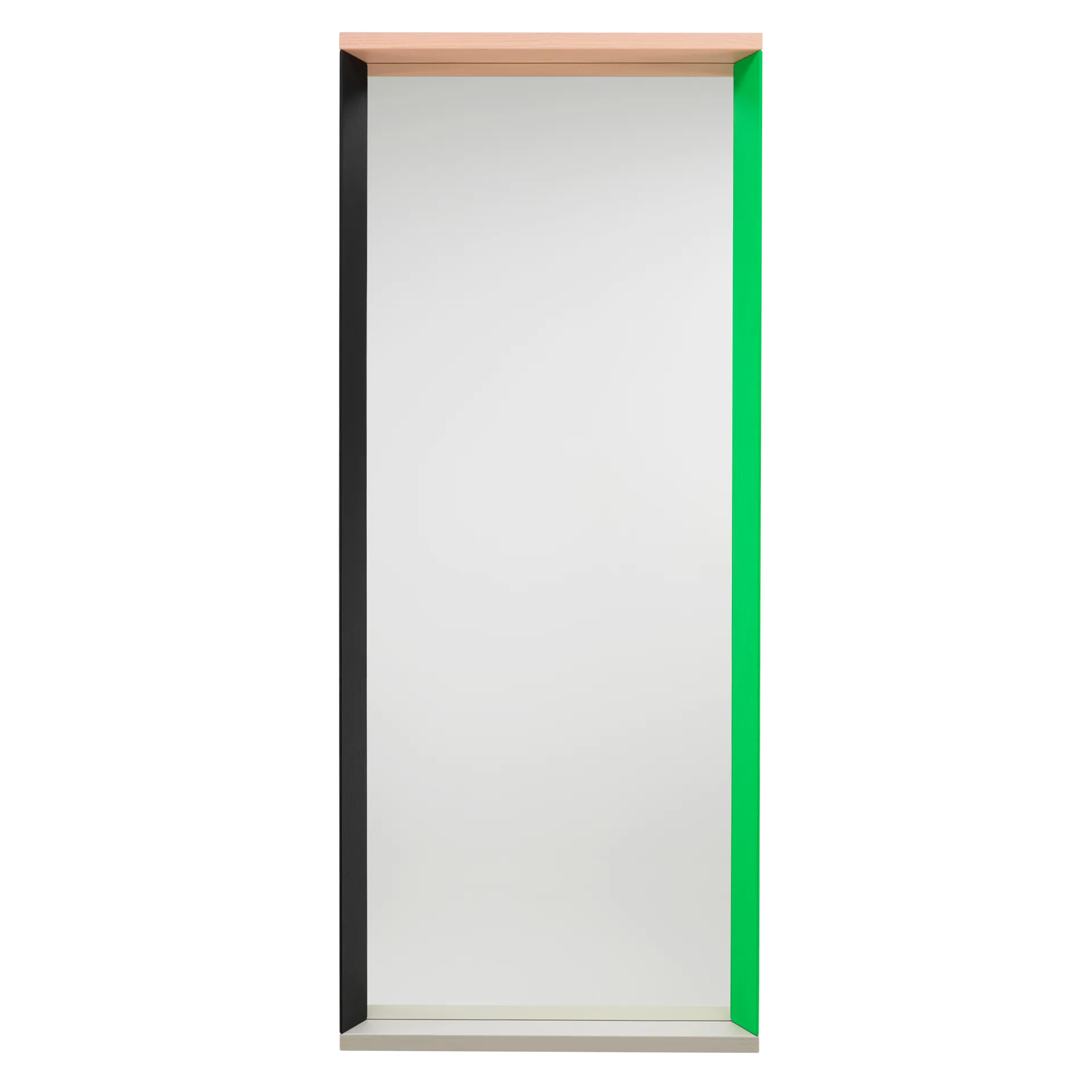 Colour Frame Mirror väggspegel large, Green-pink Vitra