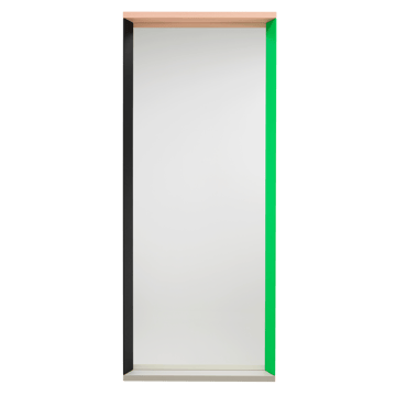 Colour Frame Mirror väggspegel large - Green-pink - Vitra