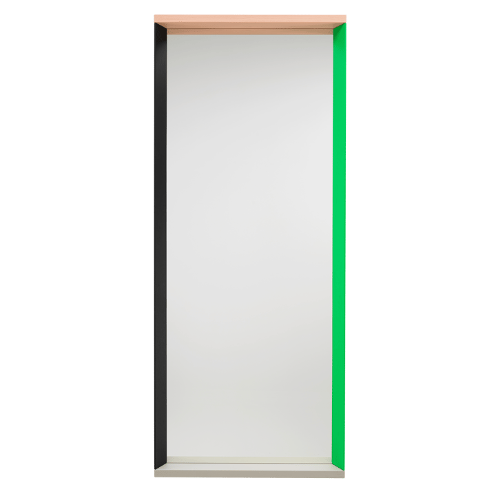Colour Frame Mirror väggspegel large - Green-pink - Vitra