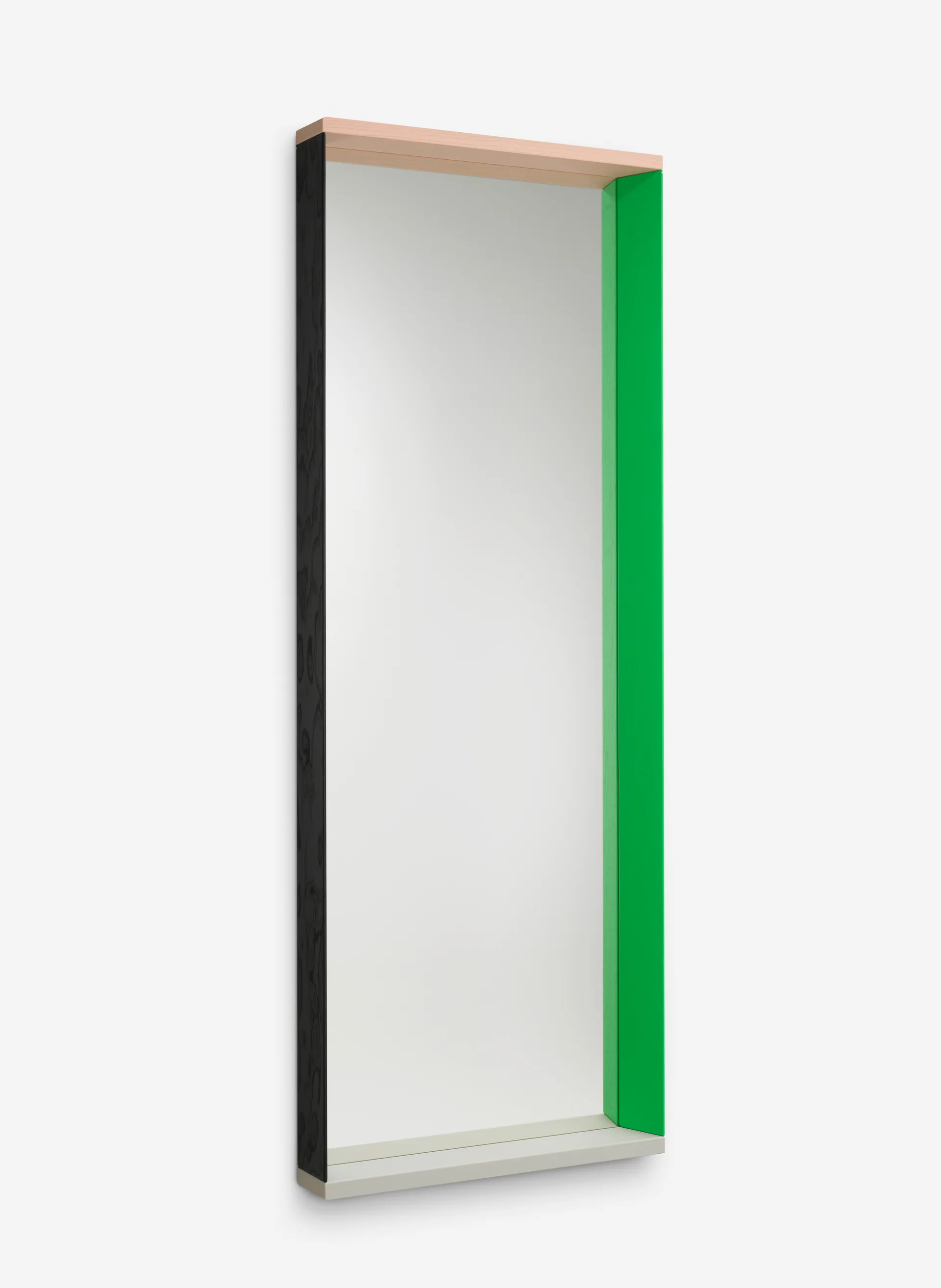 Colour Frame Mirror väggspegel large, Green-pink Vitra