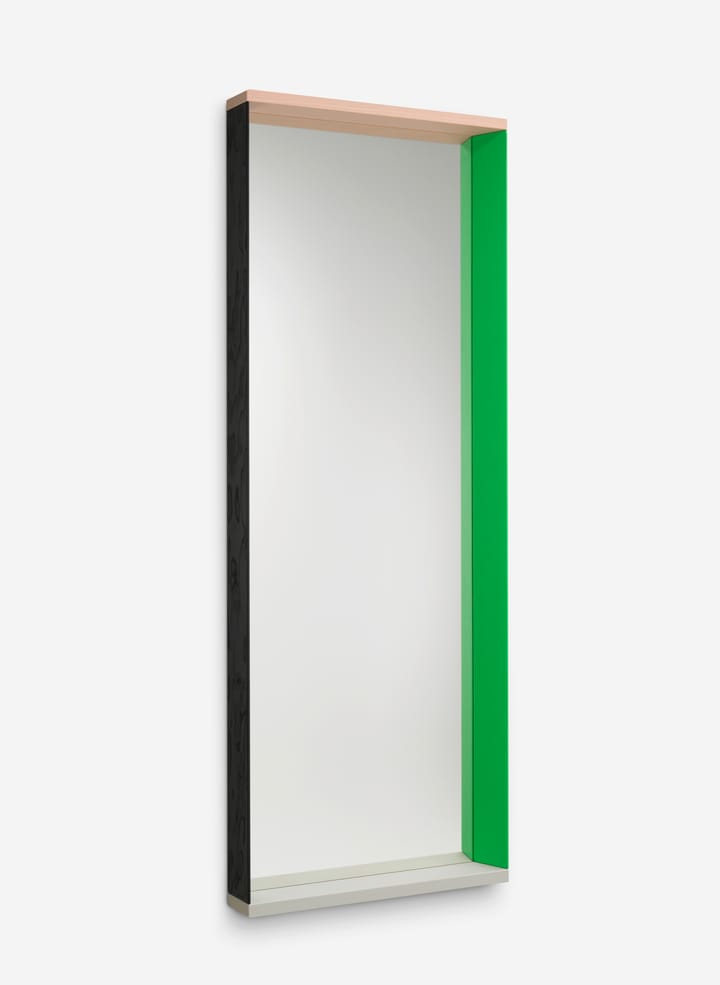 Colour Frame Mirror väggspegel large, Green-pink Vitra