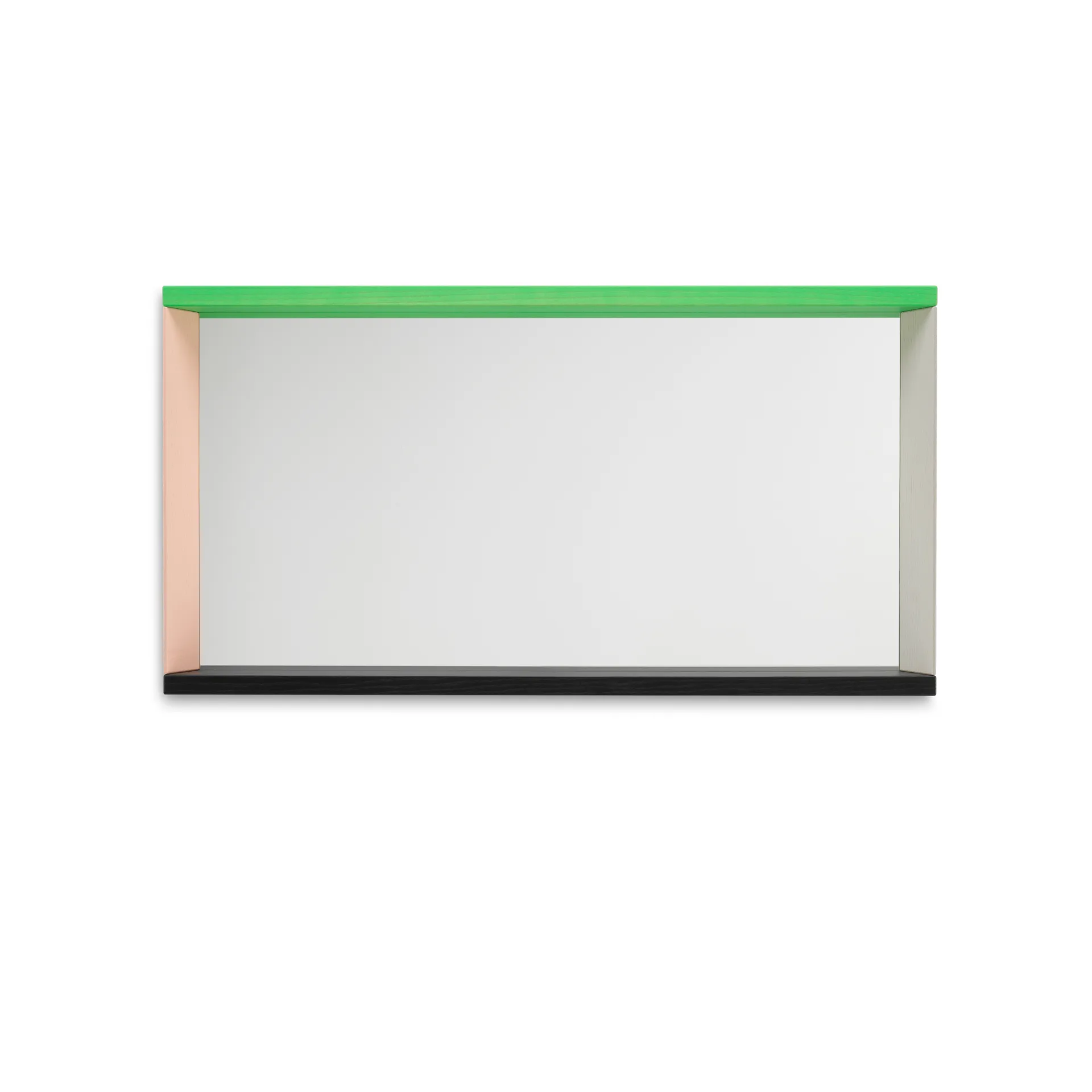 Colour Frame Mirror väggspegel medium, Green-pink Vitra
