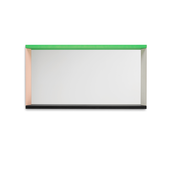 Colour Frame Mirror väggspegel medium - Green-pink - Vitra
