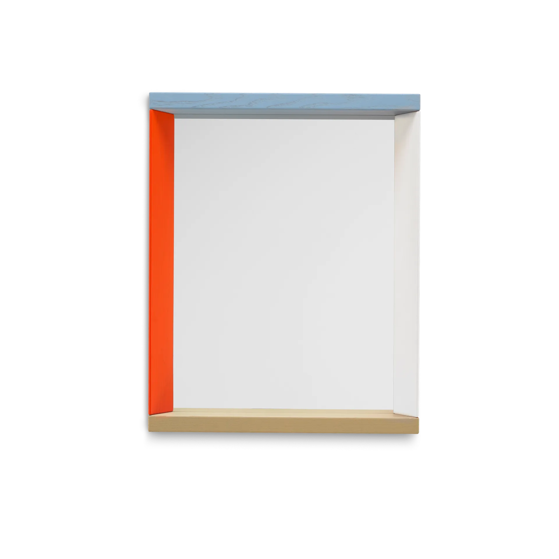 Colour Frame Mirror väggspegel small, Blue-orange Vitra