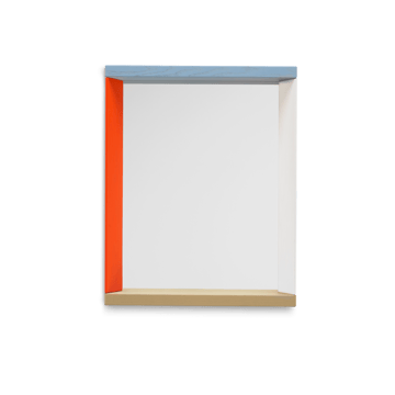 Colour Frame Mirror väggspegel small - Blue-orange - Vitra