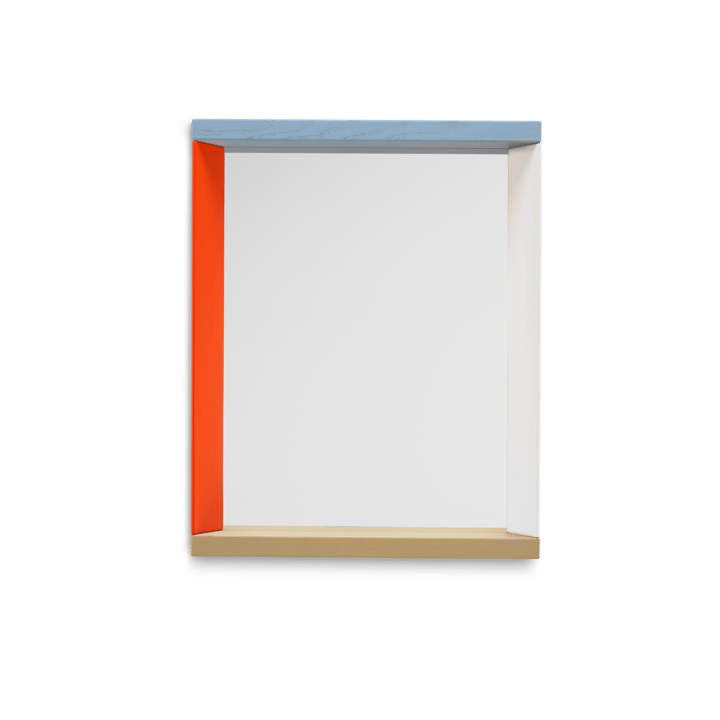 Colour Frame Mirror väggspegel small - Blue-orange - Vitra