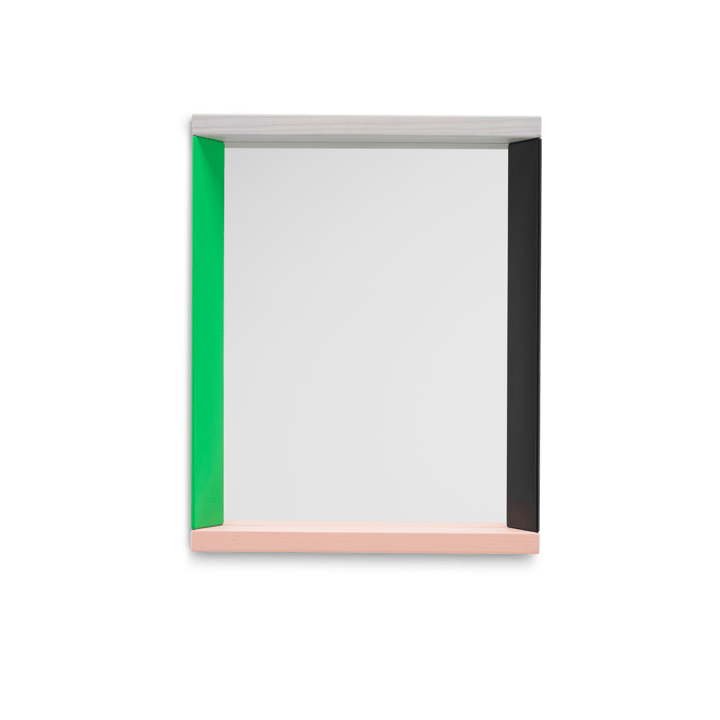 Colour Frame Mirror väggspegel small - Green-pink - Vitra