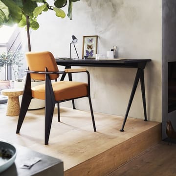 Compas Direction skrivbord - Oiled oak-Deep black - Vitra