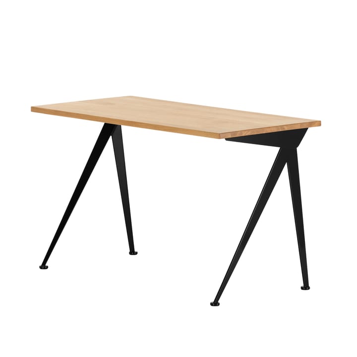 Compas Direction skrivbord - Oiled oak-Deep black - Vitra