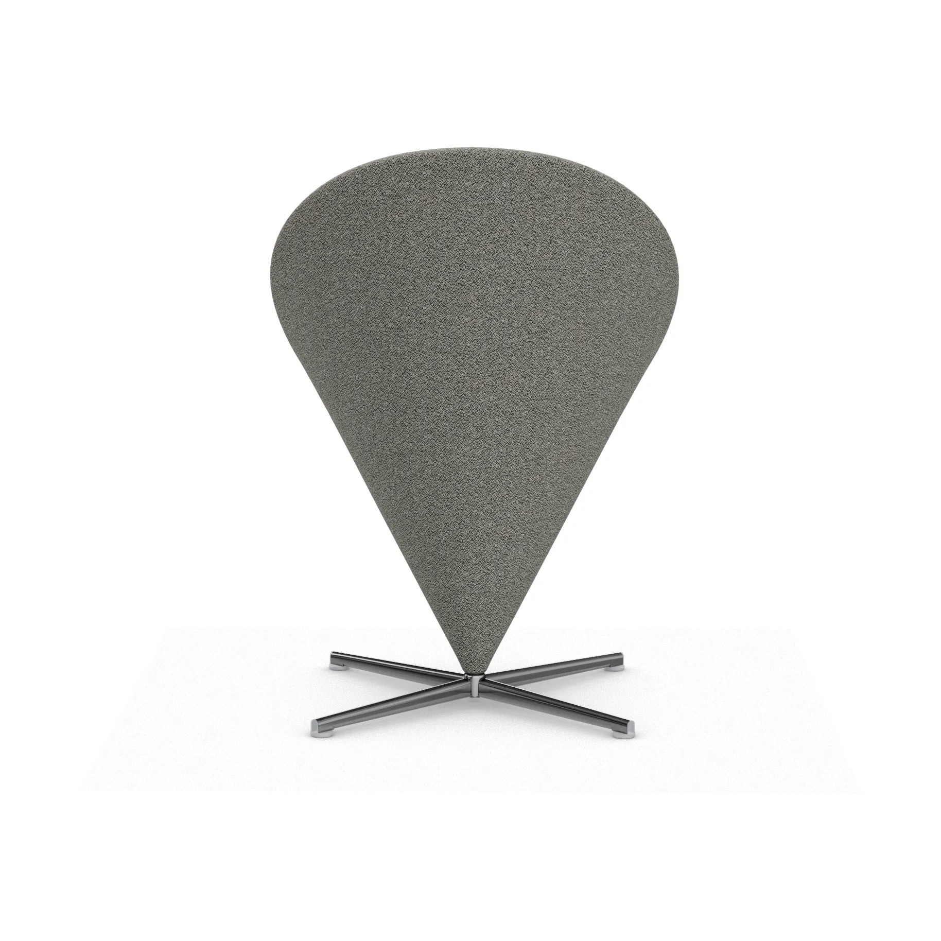 Cone Chair stol, Cento salt´n pepper-rostfritt stål Vitra