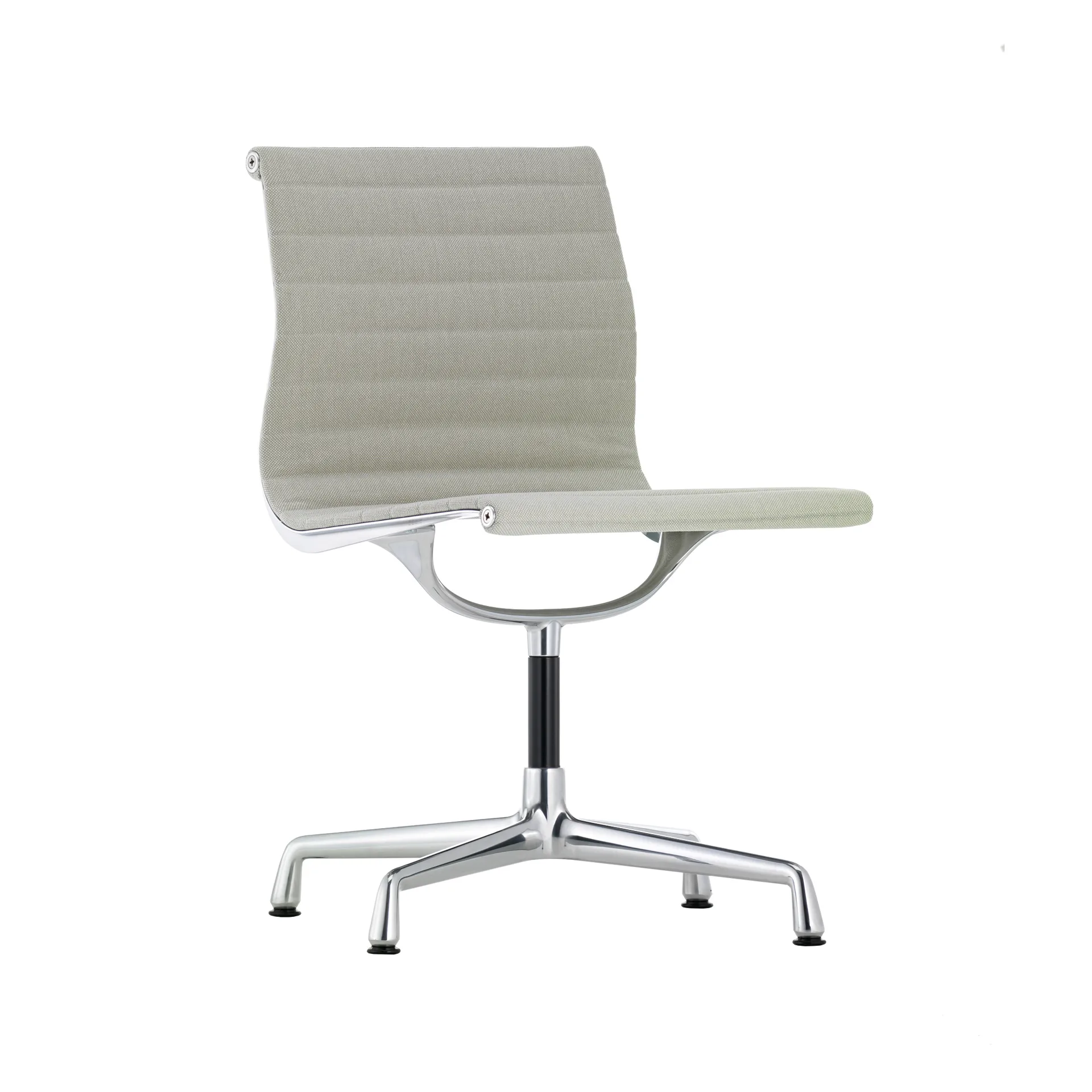 EA 101 stol polerad aluminium, Hopsak warmgrey-Ivory Vitra