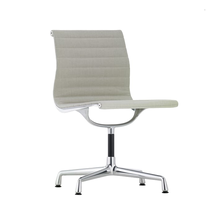 EA 101 stol polerad aluminium - Hopsak warmgrey-Ivory - Vitra