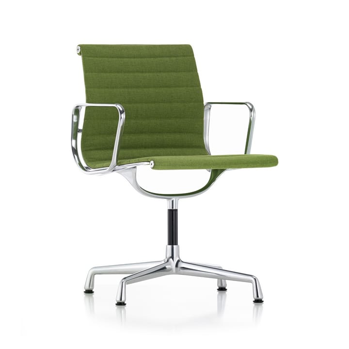 EA 103 karmstol polerad aluminium - Hopsak 70 grass green-forest - Vitra