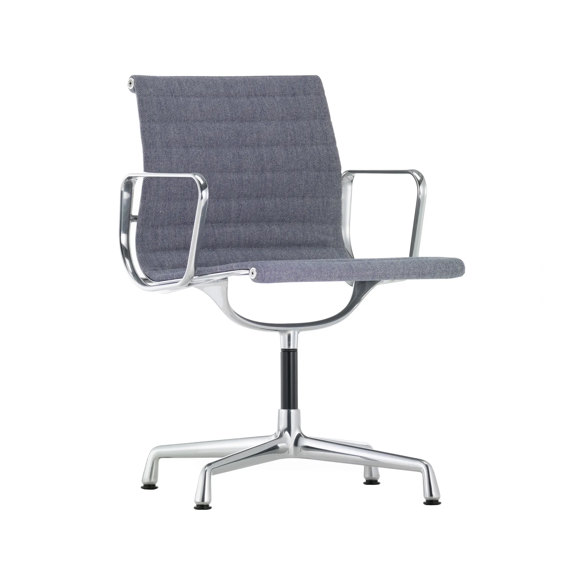 EA 104 karmstol, Hopsak 74 blue/ivory-polerad aluminium Vitra
